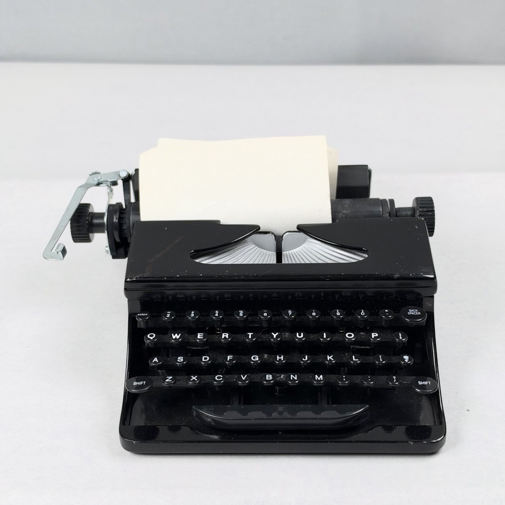 American Girl Black Mini Typewriter Doll Accessory for 18 in Play Dolls / Works